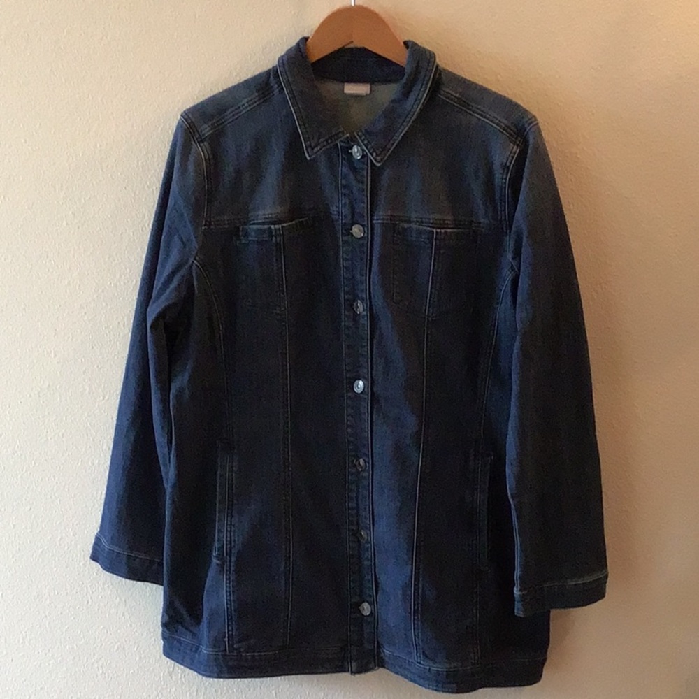 Chico’s Denim Jacket size 3